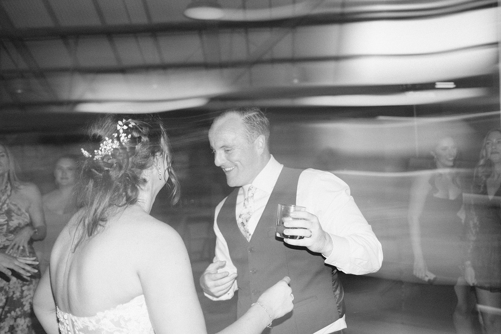 First Dance by bride and groom at The White Barn in San Luis Obispo CA, photography by Cobblestone